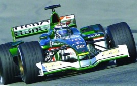 Formula 1 driving: silver